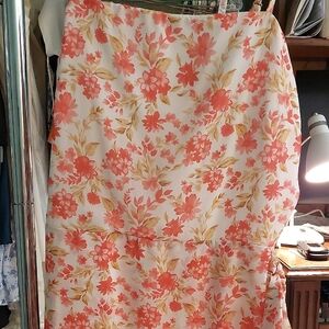 PINK FLORAL ROMPER,NWT, M